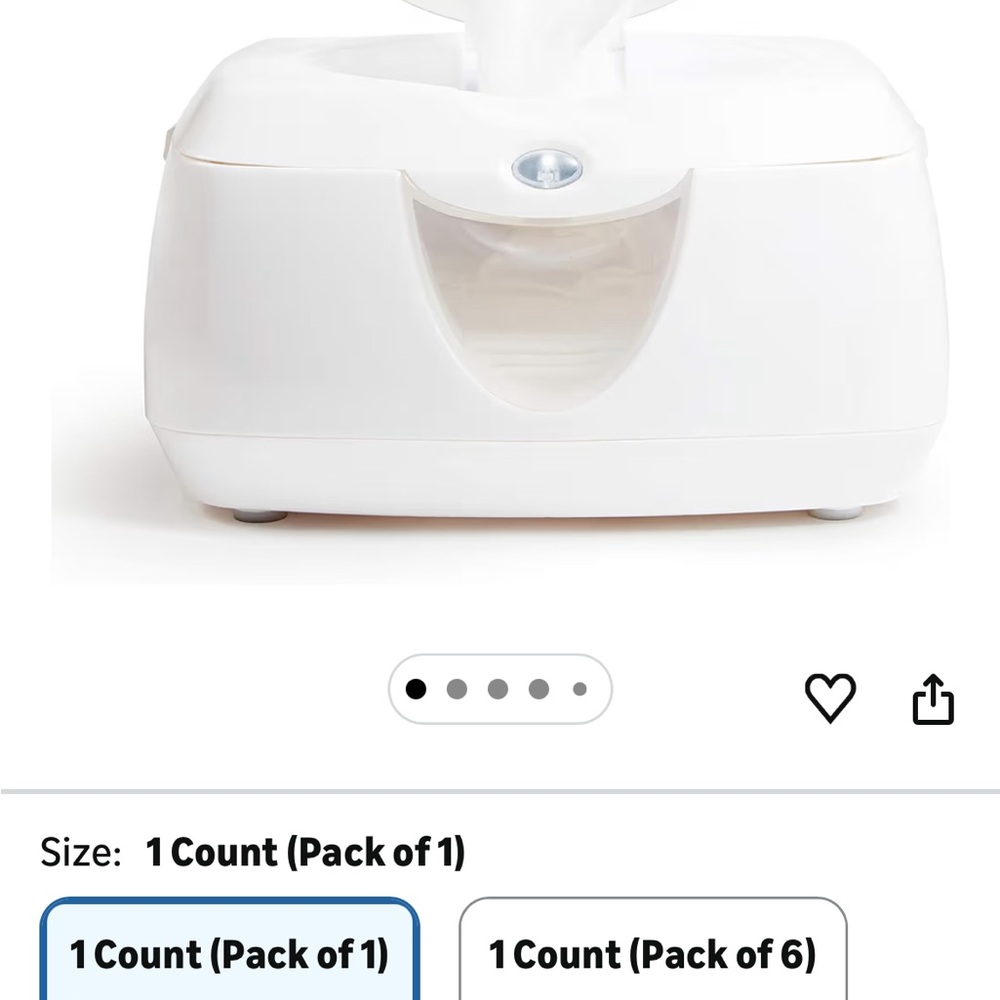 2 —-Munchkin White Wipe Warmer